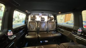 Mercedes Benz Classe V - intérieur avec séparation COVID